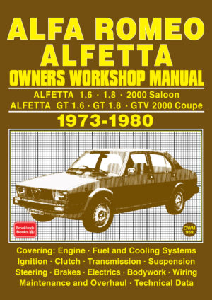 Alfa Romeo Alfetta <br>Owners Workshop Manual <br>1973-1980