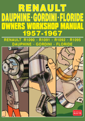 Renault Dauphine Gordini Floride <br>Owners Workshop Manual <br>1957-1967