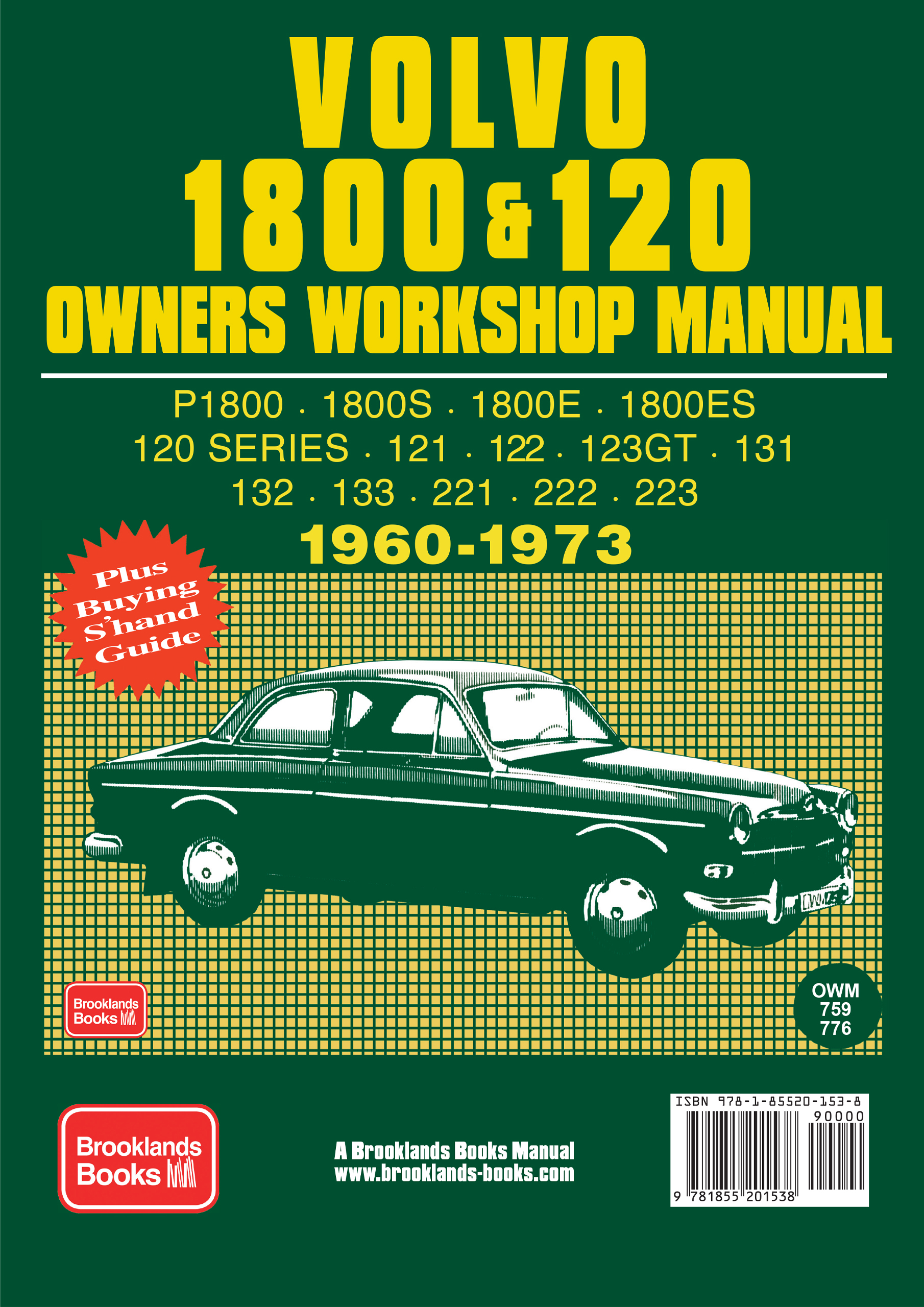 Volvo 1800 & 120 <br>Owners Workshop Manual <br> 1960-1973 - Image 2