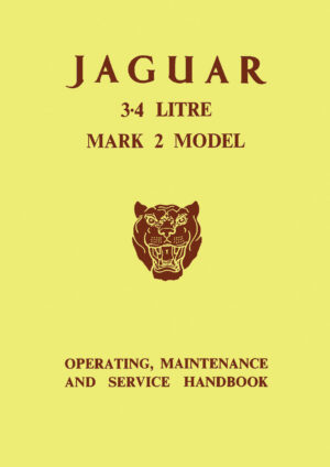 Jaguar Mk 2<br> Handbook (3.4 Litre)