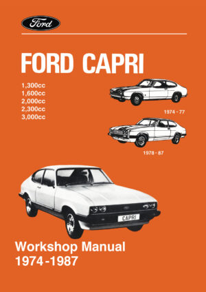 Ford Capri<br> Workshop Manual <br>1974-1987