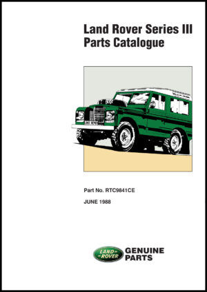 Land Rover <br>Series 3 <br>Parts Catalogue