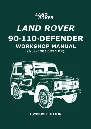 Land Rover 90 110 Defender <br> Workshop Manual Owners Edition <br> 1983-1995 MY
