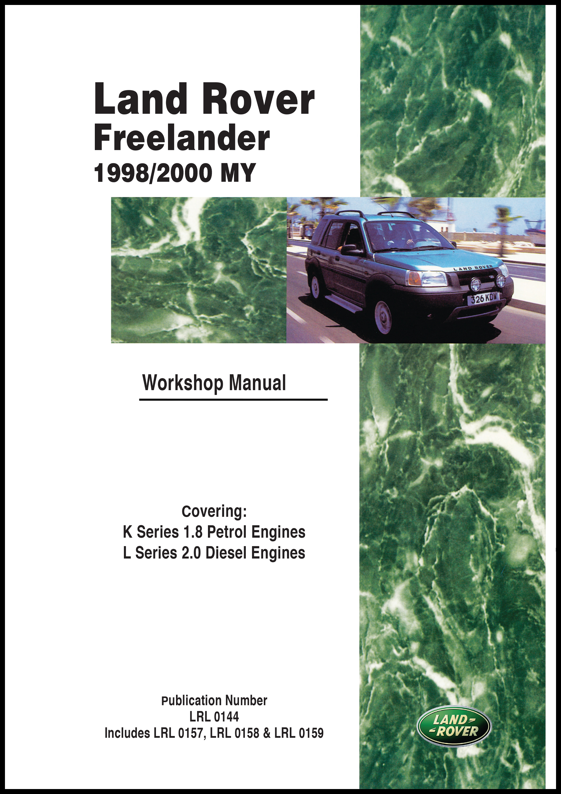 Land Rover Freelander<br> Workshop Manual <br>1998-2000 MY