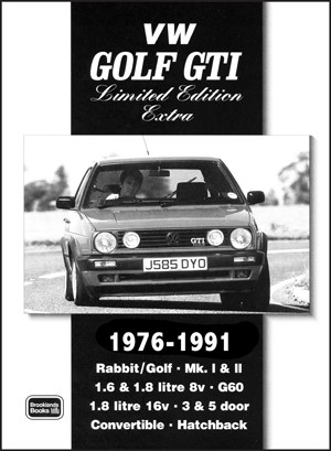 VW Golf GTI <br>Limited Edition Extra<br> 1976-1991