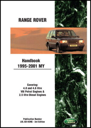 Range Rover<br> Handbook <br>1995-2001 MY