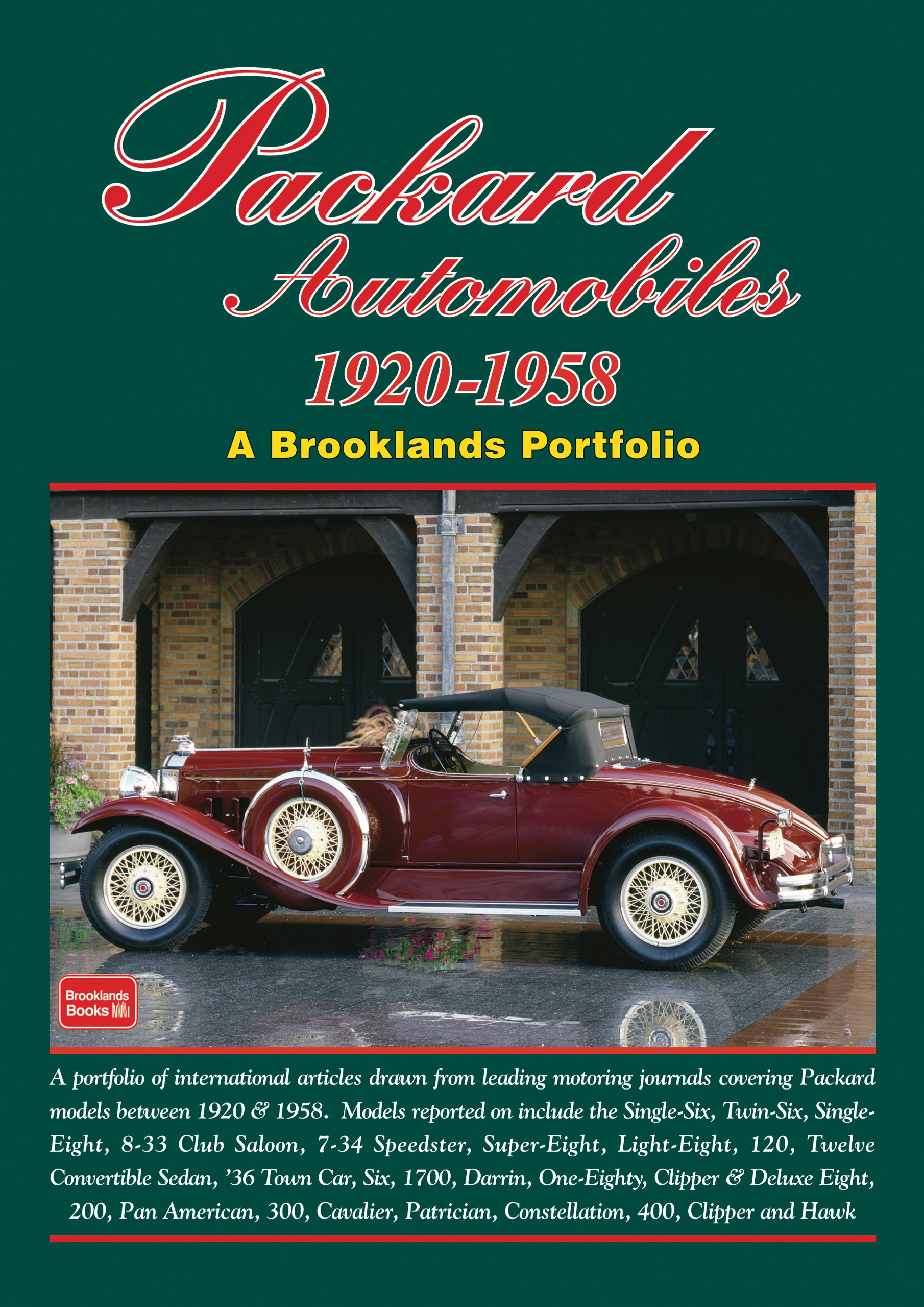 Packard Automobiles <br>1920-1958 <br>A Brooklands Portfolio