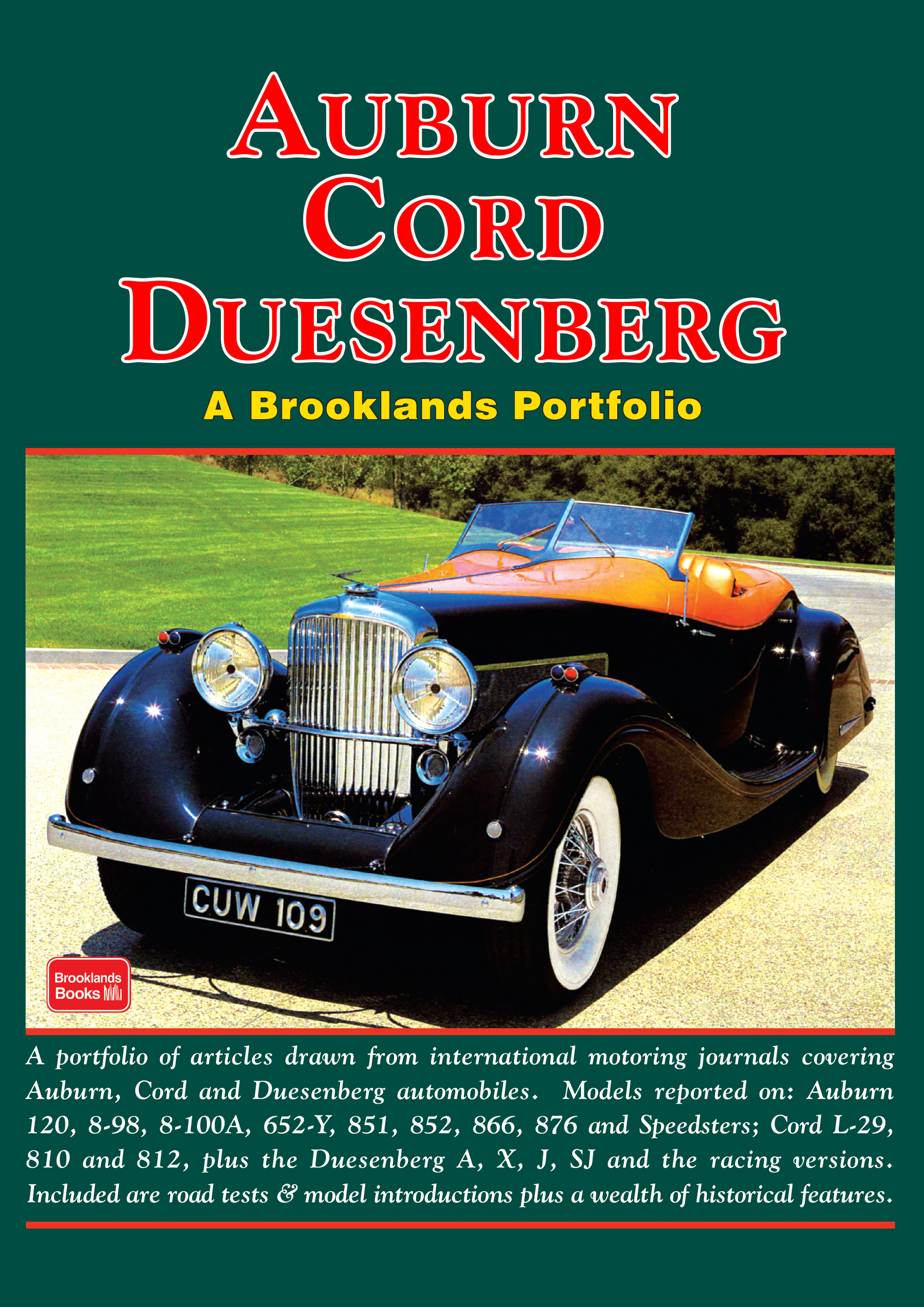 Auburn Cord Duesenberg <br>A Brooklands Portfolio