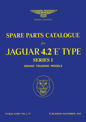 Jaguar E-Type Series 1, 4.2 Litre <br> Parts Catalogue