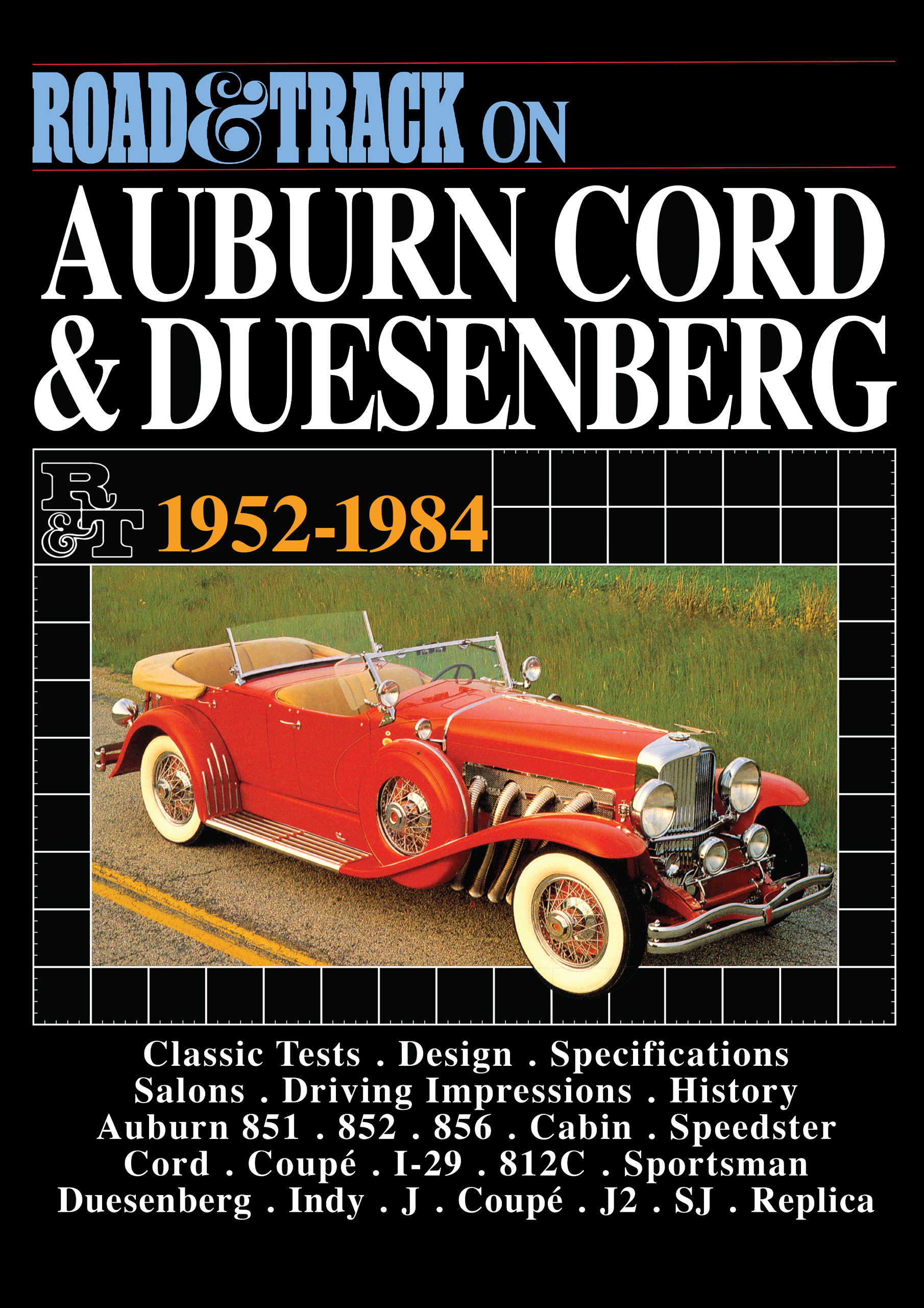 Road & Track On <br> Auburn Cord Dusenberg <br> 1952-1984