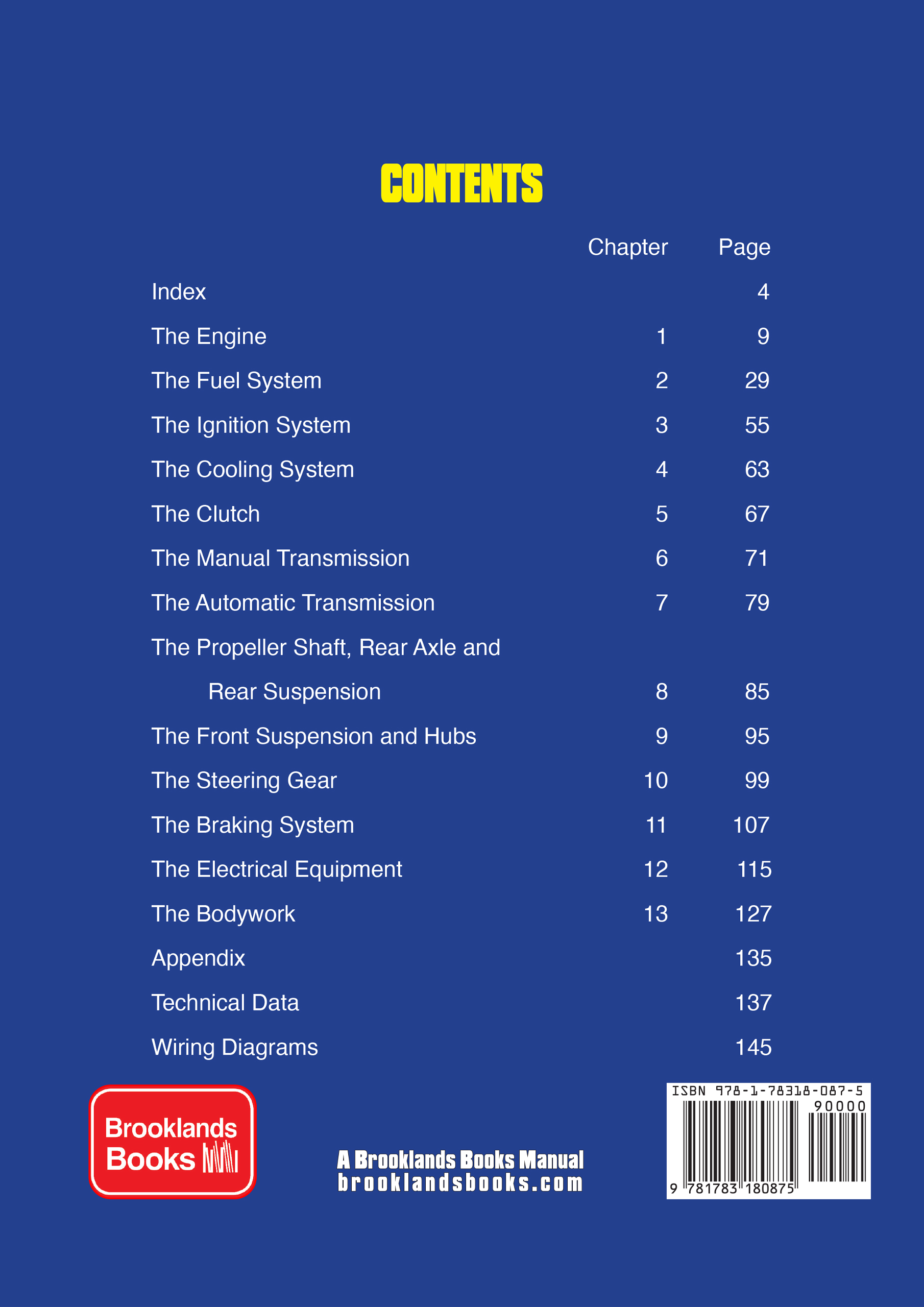 Chevrolet Corvette V8 <br>Owners Workshop Manual <br>1965-1971 - Image 2