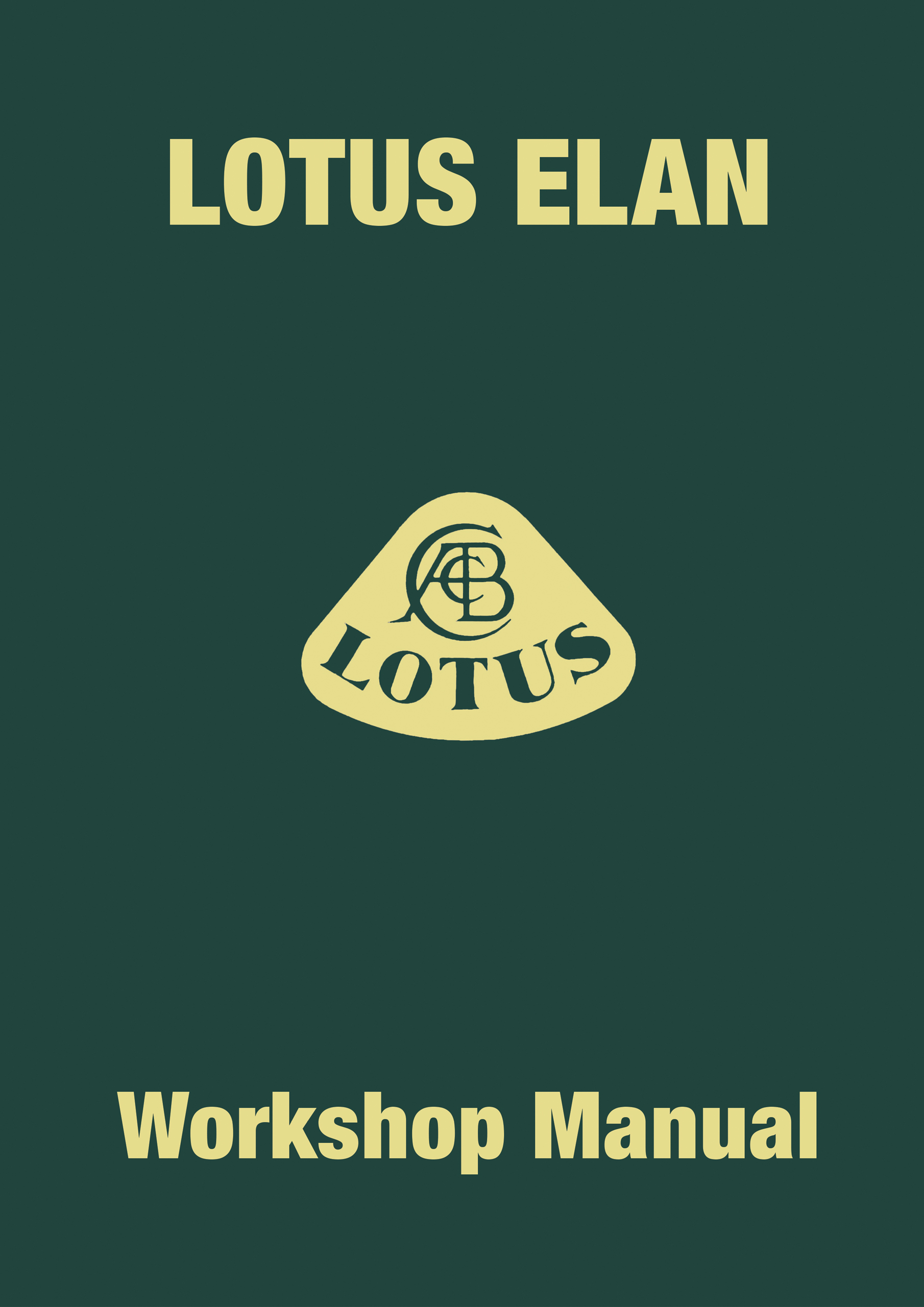 Lotus Elan <br>Workshop Manual